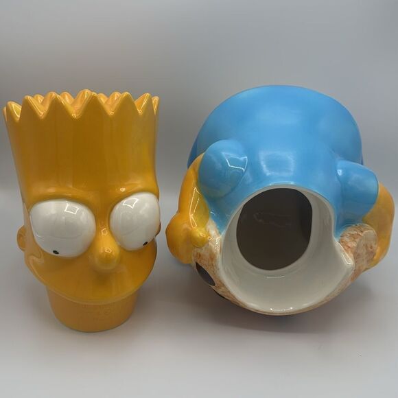 Vintage Bart Simpson Ceramic Cookie Jar Treasure Craft in Original Box 1994 - Picture 6 of 12